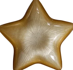 Teller Starlight | 29 cm | gold | sternenförmig