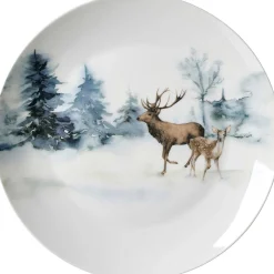 Teller Winterland | 27 cm | grün