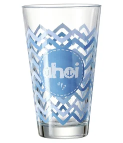 Trinkglas Ahoi Welle | 330 ml | blau