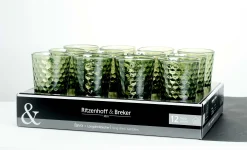 Trinkglas Favo | 350 ml | oliv