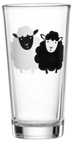 Trinkglas Sheep | 380 ml | schwarz