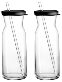 Trinkgläser-Set Giardino | 6-teilig | 700 ml | mit Glastrinkhalmen