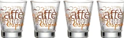 Trinkgläser-Set Milano | 4-teilig | braun | 95 ml