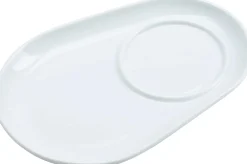 Untersetzer Bianco | 18 x 12,5 cm | weiss | oval