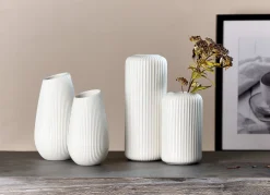 Vase Alma | 9 x 9 x 16 cm | weiss