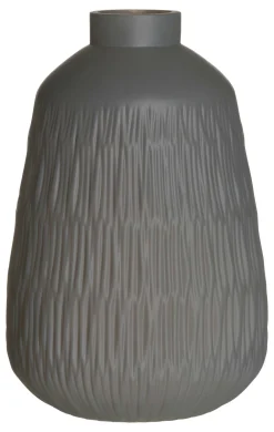 Vase Anja | 21,5 x 21,5 x 32,5 cm | grau
