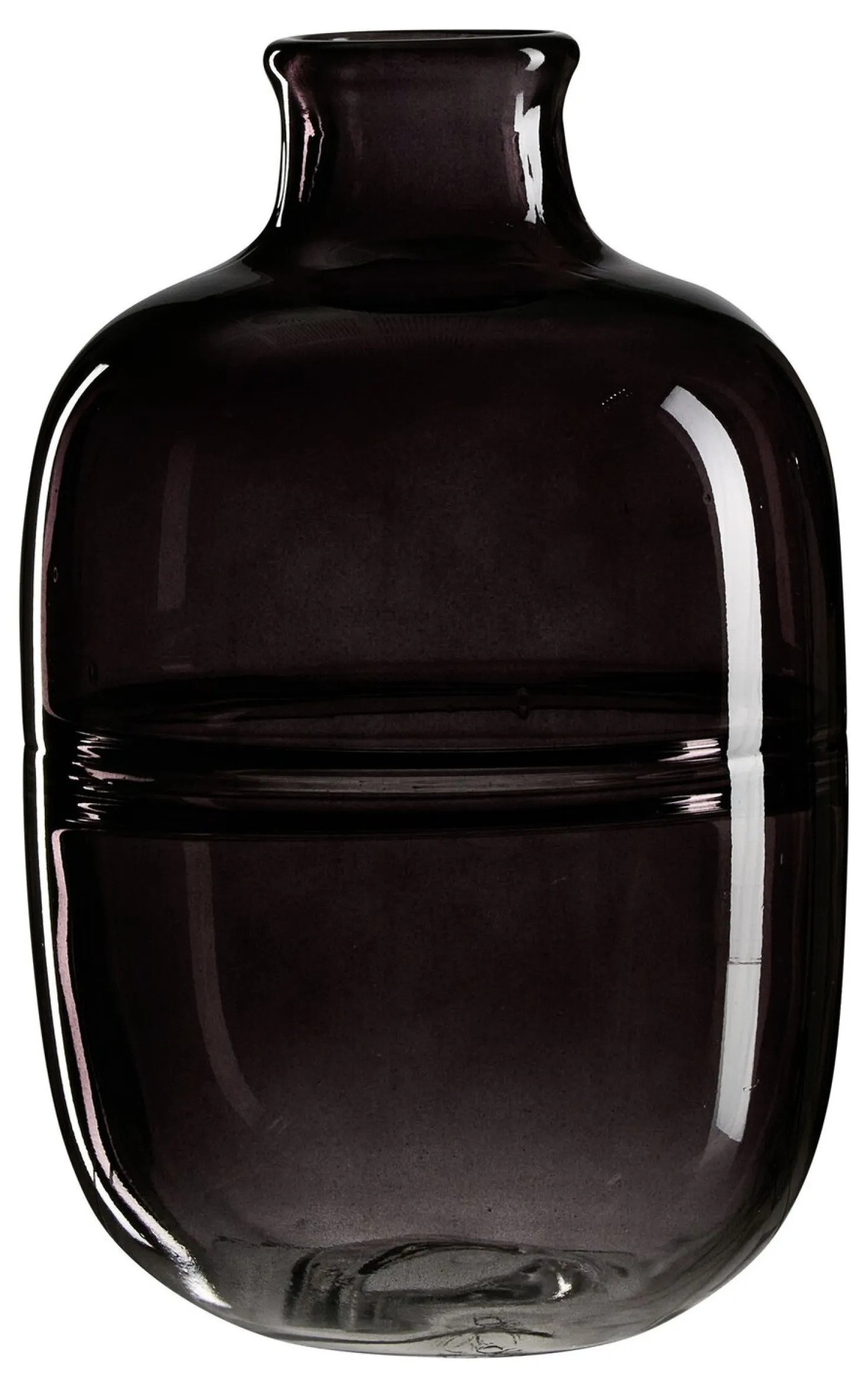 Vase Larissa | 17 x 17 x 26 cm | anthrazit
