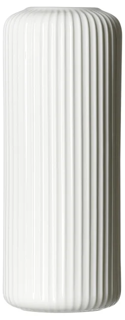 Vase Nora | 9,5 x 9,5 x 24 cm | weiss