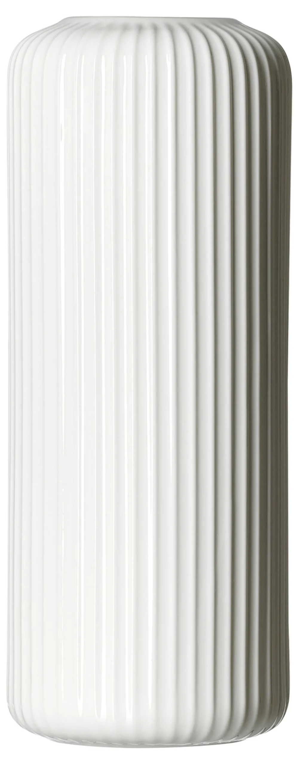 Vase Nora | 9,5 x 9,5 x 24 cm | weiss