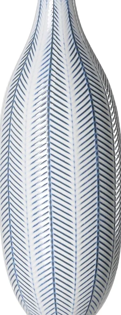 Vase Reef | 12 x 12 x 30,5 cm | blau