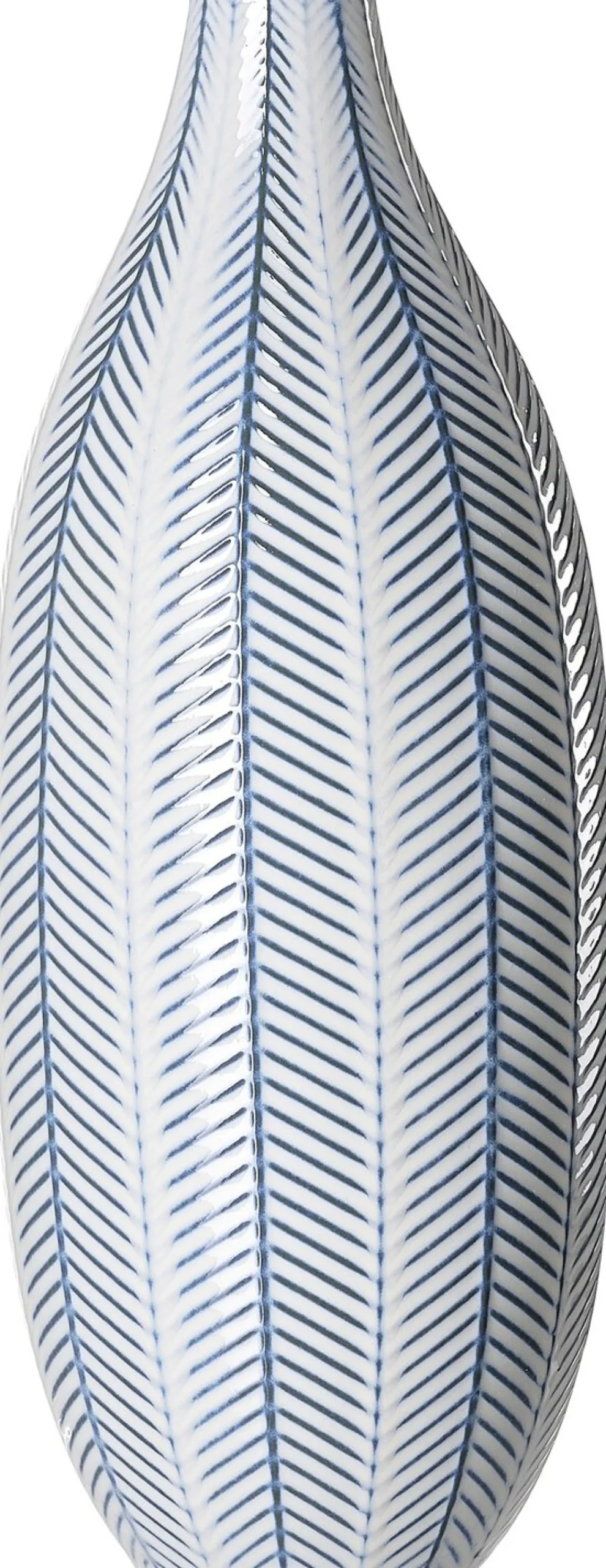 Vase Reef | 12 x 12 x 30,5 cm | blau