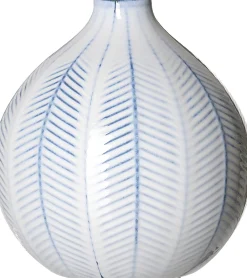 Vase Reef | 14 x 14 x 15 cm | blau | kugelförmig