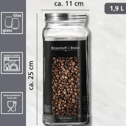 Vorratsdose Vio | 1,9 Liter | eckig
