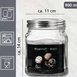 Vorratsdose Vio | 900 ml | eckig
