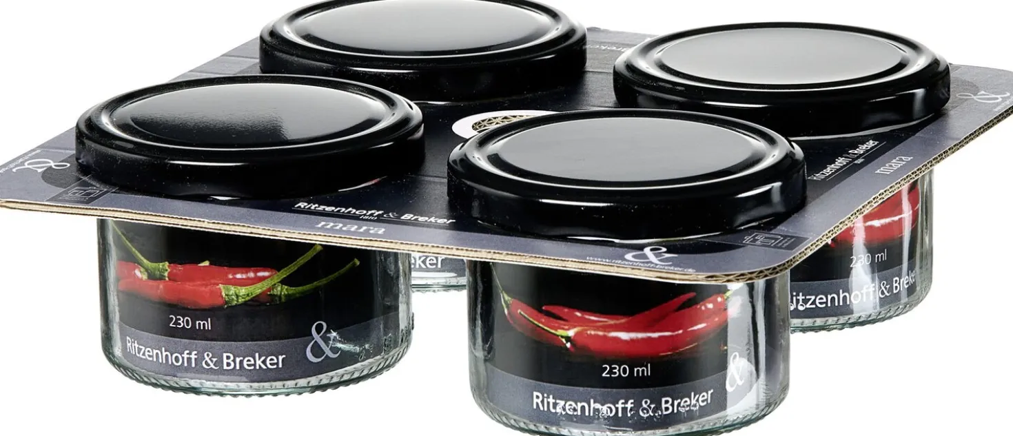 Vorratsgläser-Set Mara | 4-teilig | 230 ml