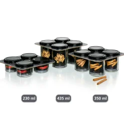 Vorratsgläser-Set Mara | 4-teilig | 230 ml