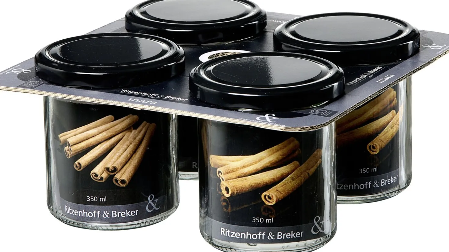 Vorratsgläser-Set Mara | 4-teilig | 350 ml