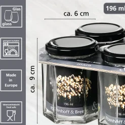 Vorratsgläser-Set Mara | 4-teilig | 196 ml