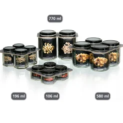 Vorratsgläser-Set Mara | 4-teilig | 580 ml