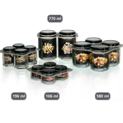 Vorratsgläser-Set Mara | 2-teilig | 770 ml